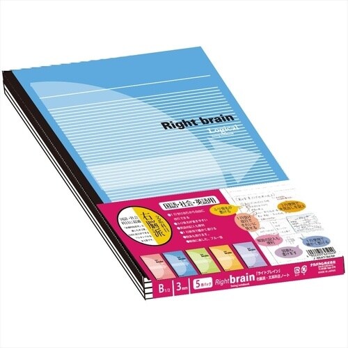 ナカバヤシ ロジカルブレイン3ミリ罫 B5 30枚