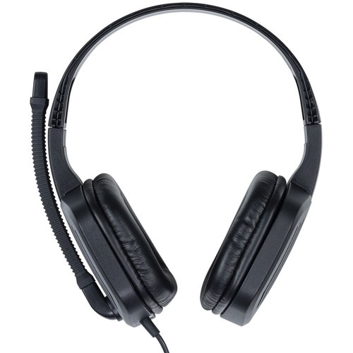 ナカバヤシ 4極ヘッドセット/ブラックxレッド