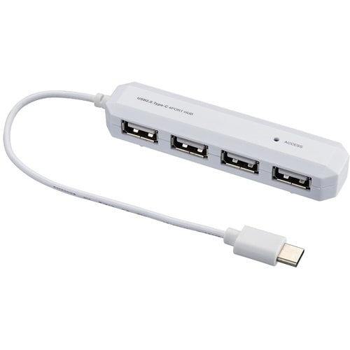 ナカバヤシ USB2.0/Type−C/4ポートハ