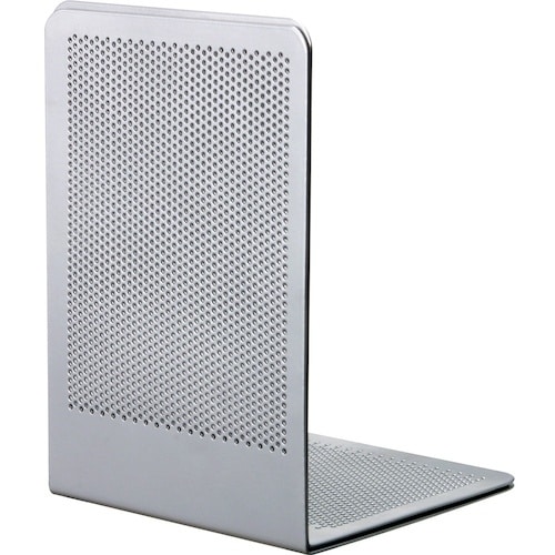 ナカバヤシ ブックエンドPタイプ/Mサイズ/シルバ