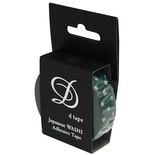 ナカバヤシ Dテ−プ/ドット/15MM/グリ−ン