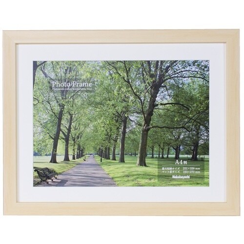 ナカバヤシ 樹脂製写真額 A4/ナチュラル