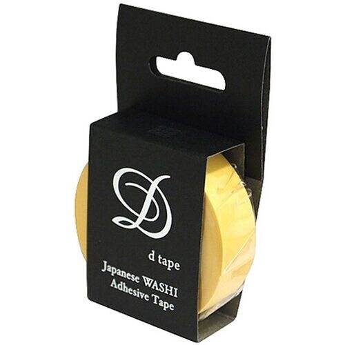 ナカバヤシ デコテープ/プレーン/15mm/イエロ