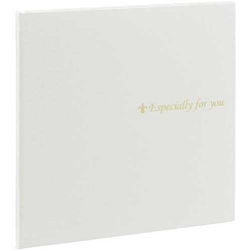 ナカバヤシ 寄せ書き&写真台紙スクエア/L判/ホワ