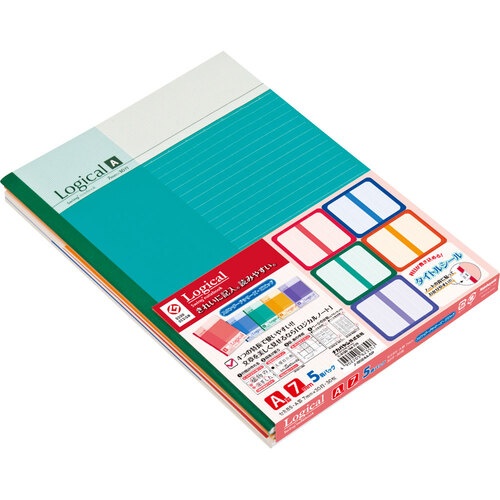 ナカバヤシ ロジカルB5スタンダードAビビツド5冊