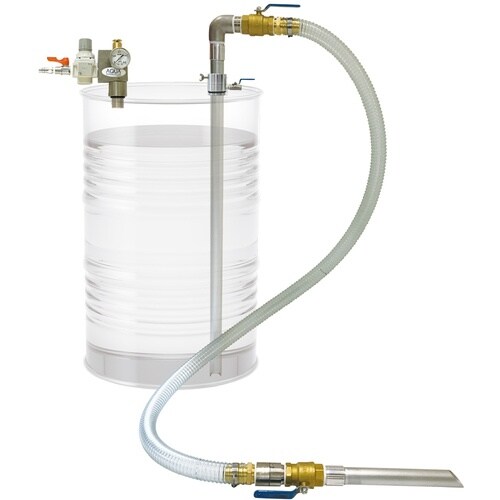 アクアシステム 吐出専用 アルミ製エア式ドラムポン