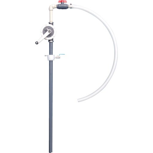 アクアシステム 溶剤・薬品用手廻しドラムポンプ (