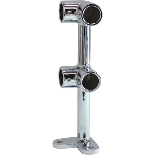 IWA 車両艤装部品 亜鉛製 支柱金具(コーナー支