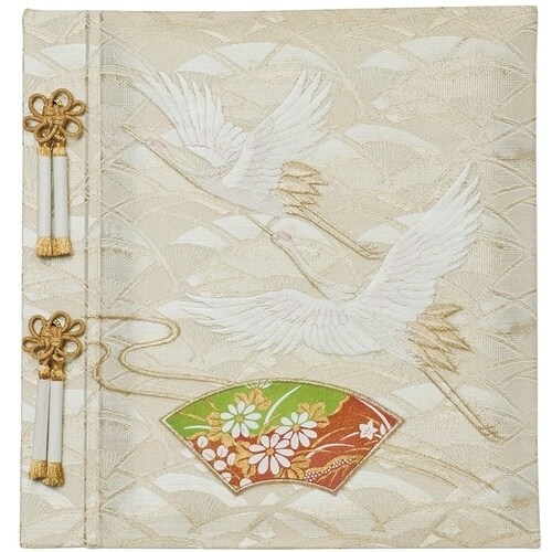 ナカバヤシ フエルアルバム婚礼用 綴金鶴