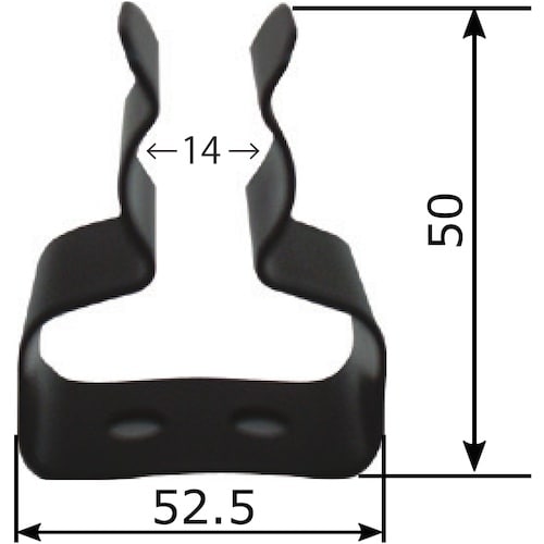 IWA 消防車両艤装部品 キャッチ式取付金具 ブラ
