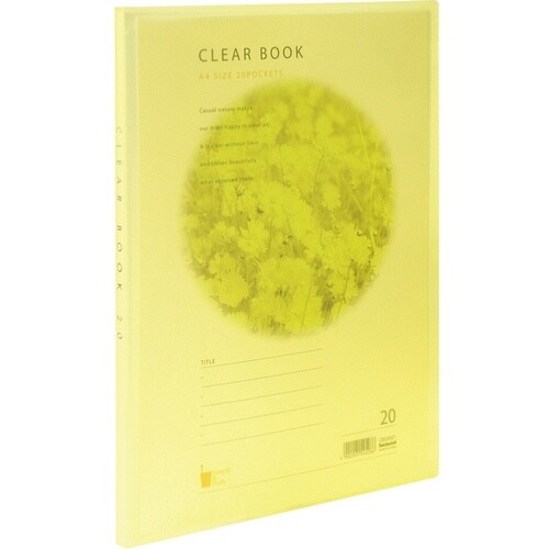 ナカバヤシ クリアブック/ウォーターカラーA4判2