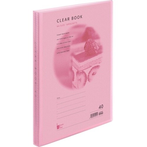 ナカバヤシ クリアブック/ウォーターカラーA4判4