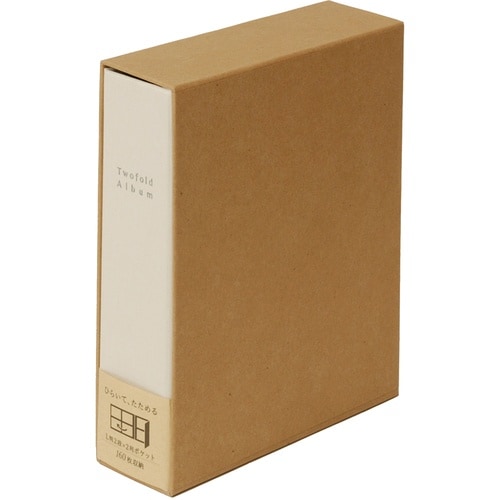 ナカバヤシ 折り畳みポケット クロス L判2X2