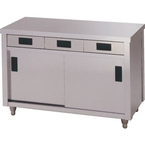 アズマ ステンレス片面引出し付保管庫 1200×6