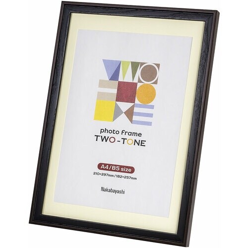 ナカバヤシ ツートン フォトフレーム A4・B5