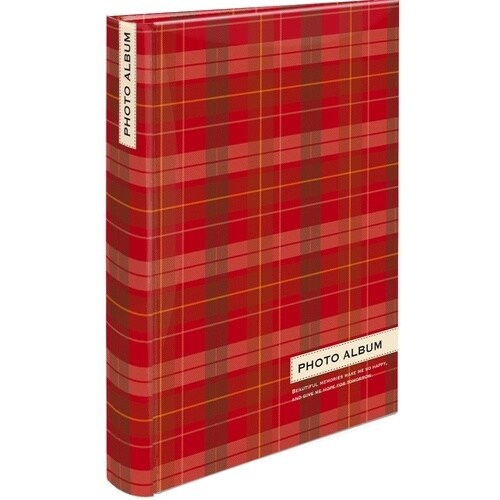 ナカバヤシ ブック式Pアルバム240/チェック/レ