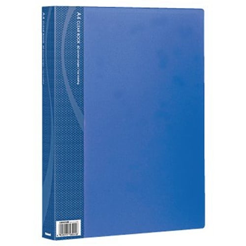 ナカバヤシ クリアブック/ベーシックカラーA4判6