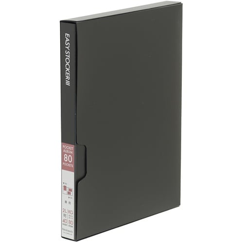 ナカバヤシ イージーストッカー3/KG判2段80枚