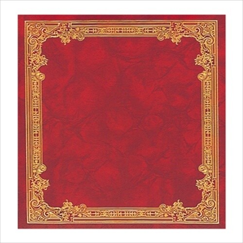 ナカバヤシ フヤスアルバムLサイズ10枚台紙/レッ