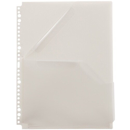 ナカバヤシ くらしのファイル A4 ダブルポケット