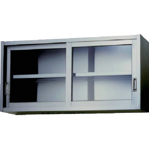 アズマ ステンレス吊戸棚(ガラス戸) 600×30