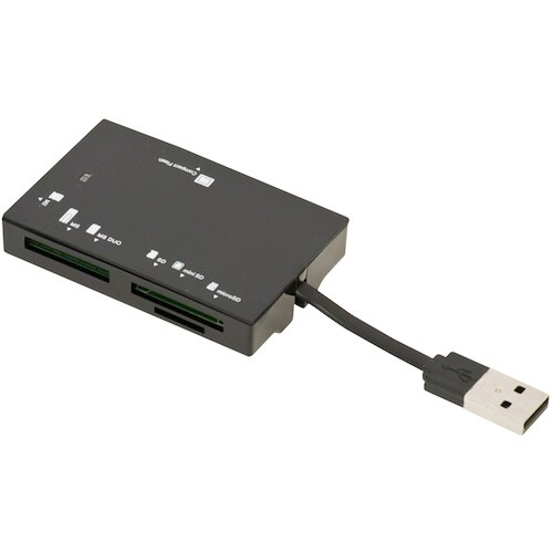 ナカバヤシ USB2.0マルチカードリーダーブラッ