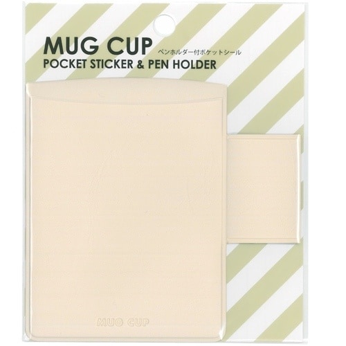 ナカバヤシ マグポケットシール アイボリー