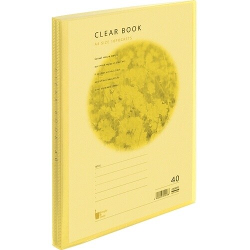 ナカバヤシ クリアブック/ウォーターカラーA4判4