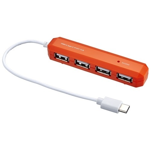 ナカバヤシ USB2.0/Type−C/4ポートハ