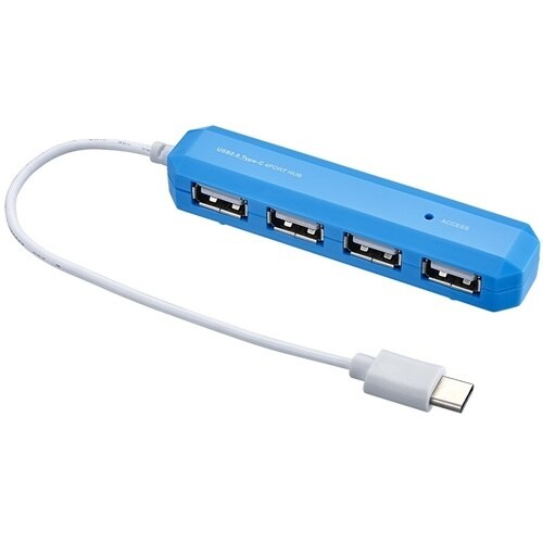 ナカバヤシ USB2.0/Type−C/4ポートハ