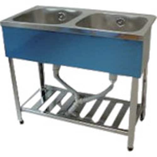 アズマ 二槽シンクBG無ホース付 900×450×