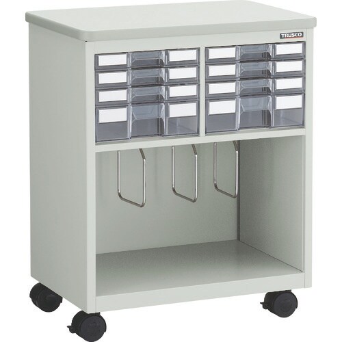 TRUSCO デスクサイドワゴン 天板・引出し(2