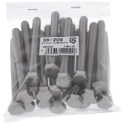 OHSATO ステン 六角ボルト M8X80(20