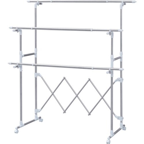 IRIS 100363 組み立て簡単たっぷり物干し