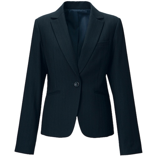 GROW ニュートラル・ストライプジャケット紺系1