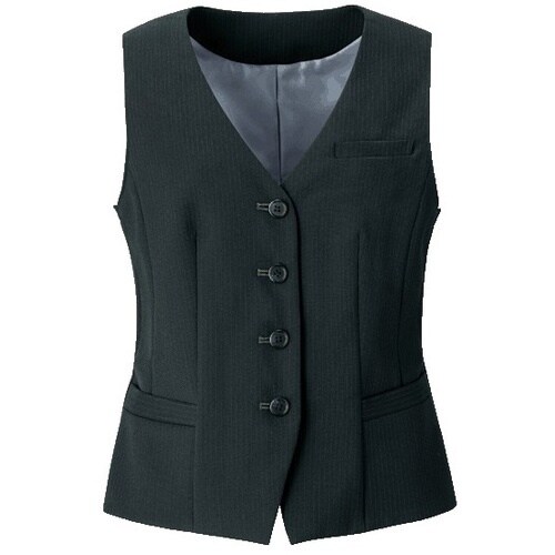 GROW ファイン・ピンストライプベスト紺系19