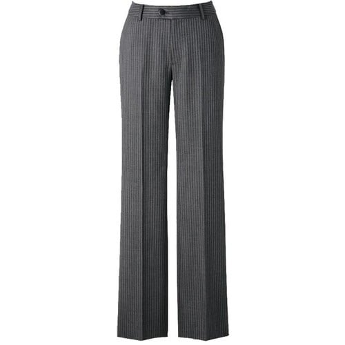 GROW ツイン・カラードストライプパンツグレー系