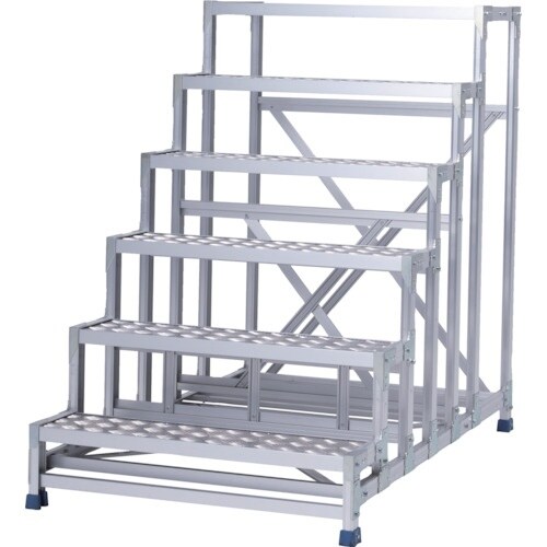 アルインコ 作業台(天板縞板タイプ)6段