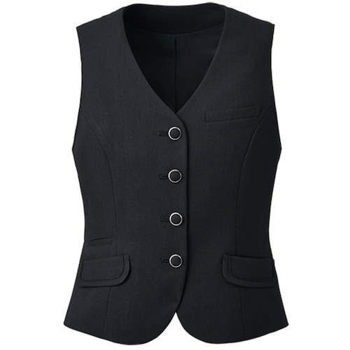 GROW シャドーチェックベスト黒系09