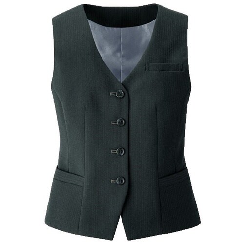 GROW ファイン・ピンストライプベスト紺系09