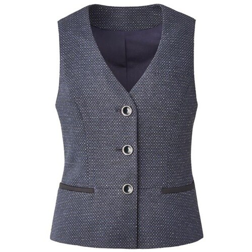 GROW フェリシア・ニットベストネイビー系09