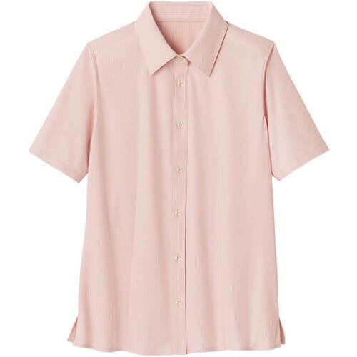 GROW ライト・ニット半袖ブラウスピンク系15