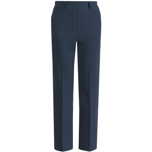 GROW 杢ドット・ニットパンツ紺系17