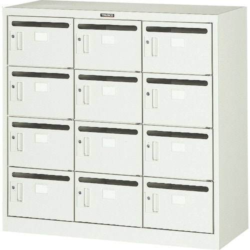 TRUSCO メールボックス 12人用 900X3