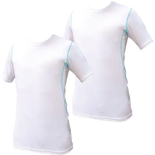 岡潮 超吸汗速乾・冷感シャツ コンプレッション半袖