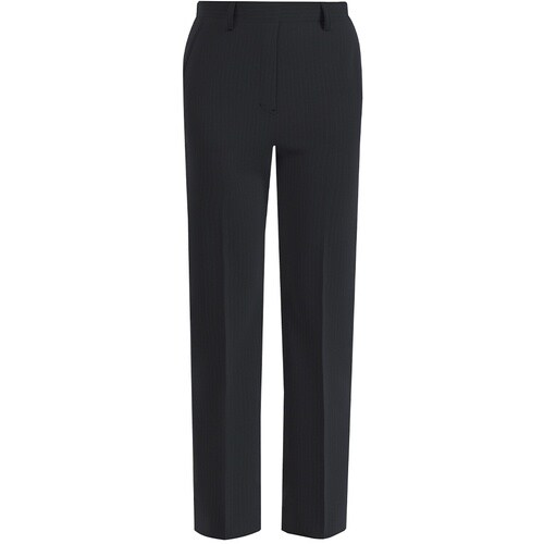 GROW ベルベット・ストライプパンツ黒系19