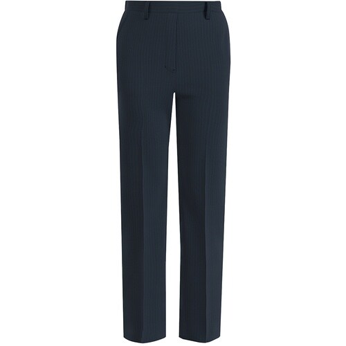 GROW ベルベット・ストライプパンツ紺系09