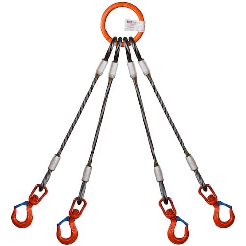 TAIYO 4本吊 ワイヤスリング 3.2t用×1