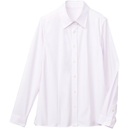 GROW プレーン・ニット長袖ブラウスピンク系09