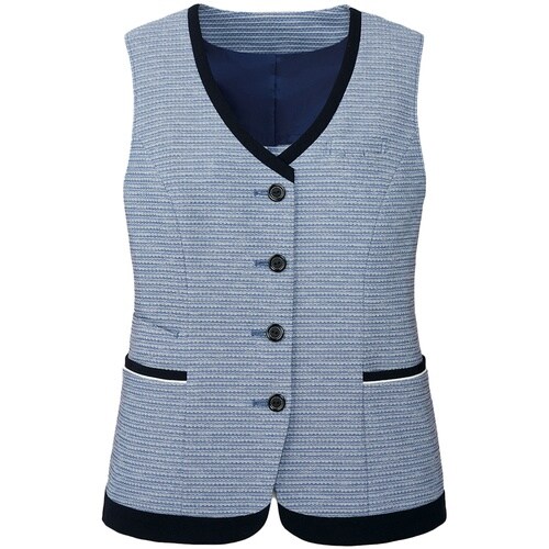 GROW ミックス・サマーニットベストブルー系13